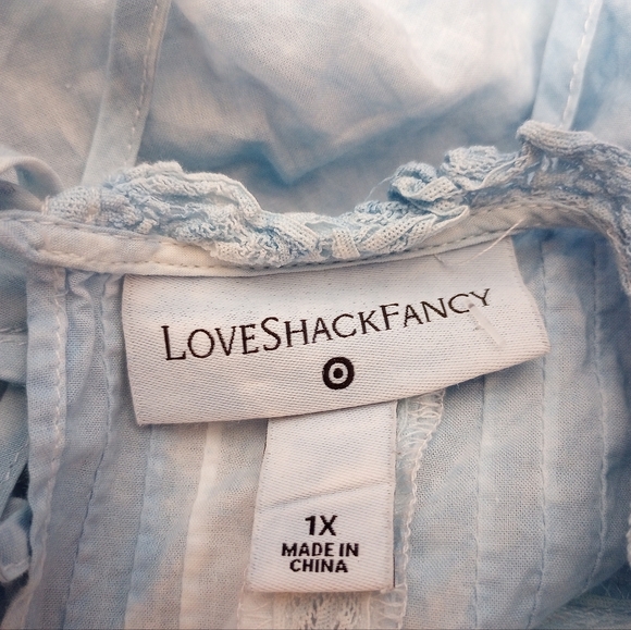 LOVE SHACK FANCY - TARGET TIE DYE MINI DRESS 1X - Picture 2 of 7